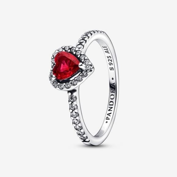Pandora Jewelry - Pandora Elevated Red Heart Ring 198421C02 NWT